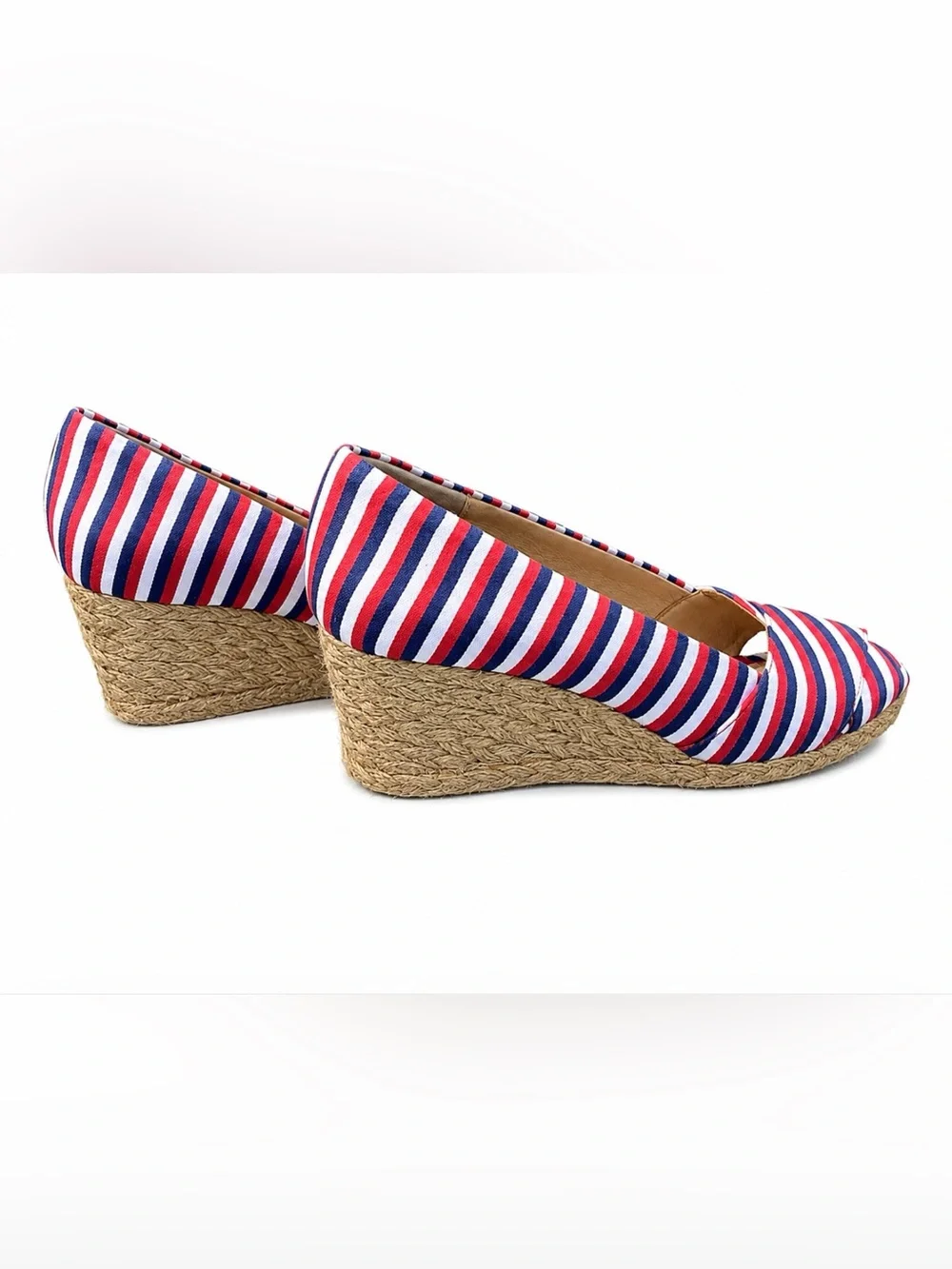 Adrienne Vittadini Bailee Espadrille Wedge Size 9
